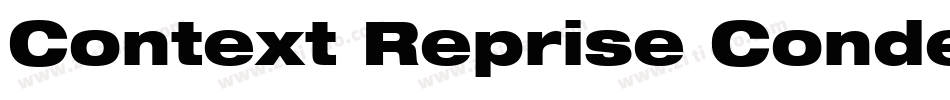 Context Reprise Condensed SSi Condensed字体转换